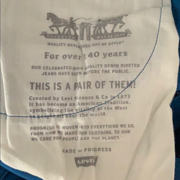 Levi jeans in blue W33 L32 - Picture 5 of 6